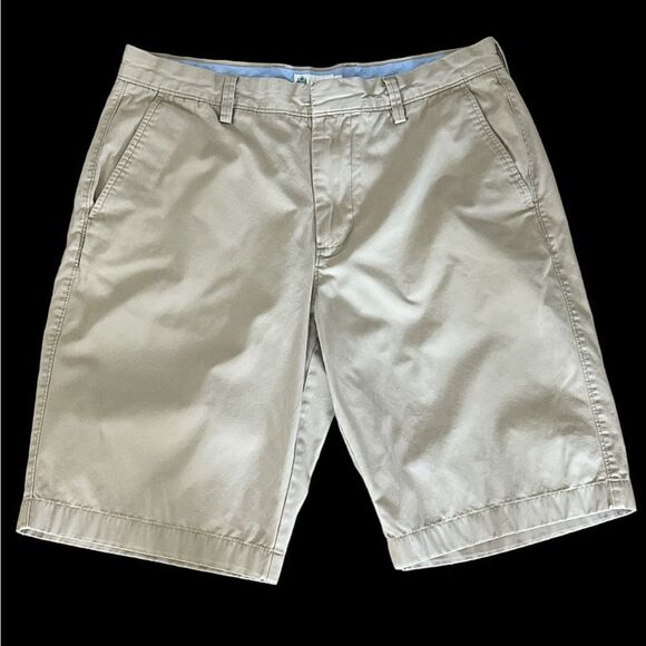 J. Crew Men’s 33 khaki tan flat front preppy shorts - Picture 1 of 10